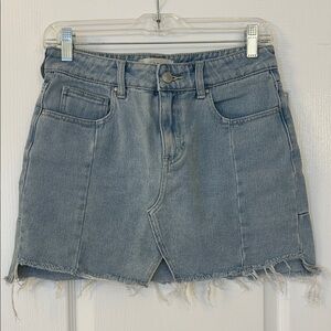 PacSun Light Blue Denim Skirt
